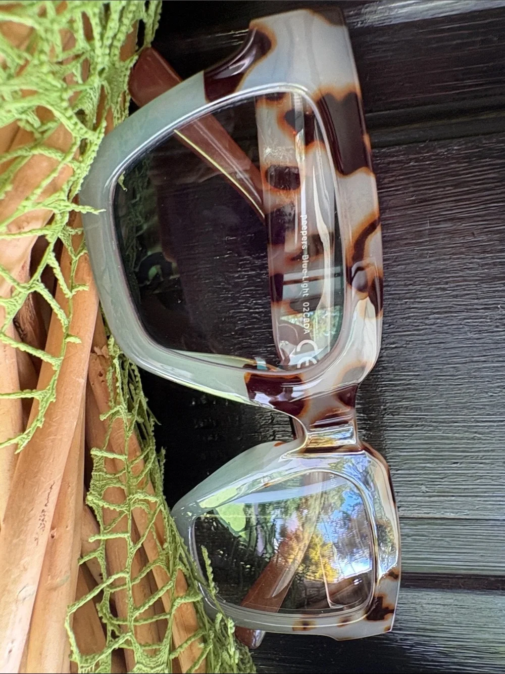 Peepers Tortoiseshell & Green Glasses